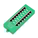 Extralink 8-portare | Gigabit PoE injektor | Aktiv, 8 Gigabit-portar 802.3at/af, Läget A