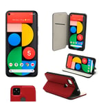 Google Pixel 5 5G Etui / Housse pochette protection rouge - Neuf