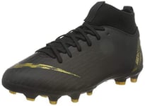 Nike Superfly 6 Academy MG, Chaussures de Football, Noir (Black/MTLC Vivid Gold 077), 38 EU