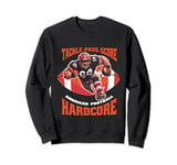 American football players in the middle of the game - football Sweatshirt