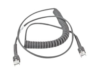 Zebra RS232 Cable - Seriell kabel - 1.83 m - rullet sammen - for Zebra DS4308, DS4608, DS6878, DS7708, DS8108, DS8178, DS9208, DS9308, DS9808, DS9908