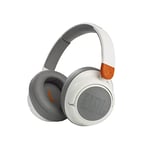 JBL JR 460NC On-Ear Headphones - Wireless headphones for children with Sound Safe technology and a lightweight padded design, in white