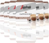 Segafredo Zanetti 96 Cappuccino Coffee Capsules Compatible with Dolce Gusto by Nescafé - Rich and full-bodied taste (6 Boxes of 16 Capsules Each)