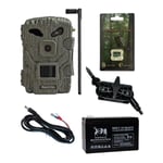 Kamerapaket, SD Kort, SimKort, Batterikabel, 12V extern batteri, kamerafäste
