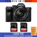 Sony A7 IV + FE 28-70mm F3.5-5.6 OSS + 2 SanDisk 32GB Extreme PRO UHS-II SDXC 300 MB/s + Guide PDF ""20 TECHNIQUES POUR RÉUSSIR VOS PHOTOS