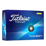Titleist Tour Soft Golf Ball, Yellow