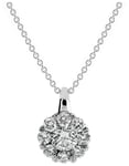 Kohinoor Dahlia vitt guld diamant halsband 213-232V-30