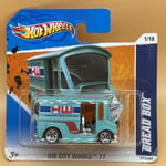 Hot Wheels 2011 171/244 Bread Box Hotwheels City Works 1/10 New Short Card Blue