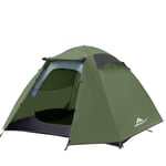 Forceatt Camping Tent-2 and 4 Person Tent, Waterproof & Windproof. Lightweight Backpacking Tent, Easy Setup, Suitable for Outdoor and Hiking Traveling