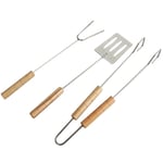 Bbq Tools Barbecue Grill Stainless Steel Tongs Skewer Roasting C