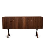 Zanat - Touch Sideboard, 4 doors/Brons, Oljad valnöt - Sideboards - Studioilse - Träfärgad - Trä