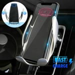 Auto Fixing Wireless Charging Car Charger Air Vent Holder 360 Ro