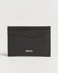 BOSS BLACK Crosstown Leather Card Holder Black