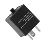 12V 24V 3-polig Justerbar LED Blinkrelais Blinkers för Bil Motorcykel