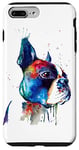 Coque pour iPhone 7 Plus/8 Plus Boston Terrier Art Chien mignon mignon cadeau d'anniversaire