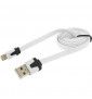 Cable Noodle 1m pour "IPHONE 13 Mini" LightningChargeur USB IPHONE Universel - BLANC