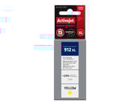 Activejet Tusz Ah-912Yrx (Zamiennik Hp 912Xl 3Yl83ae  Premium  990 Stron  Zólty), Hög (Xl) Avkastning, Gul, Färgbaserat Bläck, 12 Ml, 1 Styck, Enpack