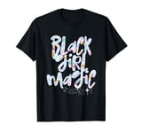 Black Girl Magic Melanin Mermaid Scales Black Queen Woman T-Shirt