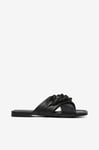 Ellos Collection - Sandaler Cross Chain - Svart