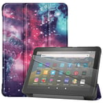 Billionn Case for All-New Kindle Fire HD 8 Tablet and Fire HD 8 Plus Tablet (10th Generation,2020 Release), Ultra Slim Lightweight Smart Cover [with Auto Wake/Sleep], Galaxy