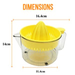 IN 5 COLORS FRUIT JUICER HAND PRESS JUICE JUG CITRUS LEMON LIME ORANGE SQUEEZER