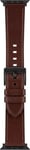 Sandstrøm Apple Watch läderarmband 42/44/45/49 mm  (brunt)