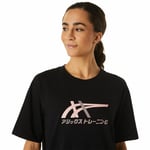 Kortærmet T-shirt til Kvinder Asics Tiger Sort M