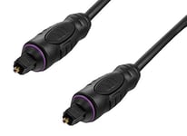Monster fo-1.5 m WW Optical Cable for Digital Cable/Set-top Box/DVD Player/Recorder Sound Bar – black