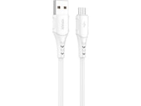 Usb To Micro Usb Cable Vipfan Colorful X12, 3A, 1M (White)