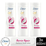 Dove Body Love Body Lotion Barrier Repair Panthenol Protect & Strengthen 3x400ml