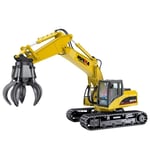 Huina RC Grabber Excavator 1/14 Scale Remote Controlled Engineering Digger 1571