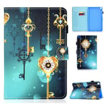 Succtop Galaxy Tab A 8" 2019 Case PU Leather Cover Flip Stand Function Wallet Magnetic Buckle Tablet Case with Card Slot for Samsung Galaxy Tab A 2019 8 Inch SM-T290/SM-T295 Blue Cat