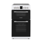 Montpellier MDOC50FW 50cm Double Ceramic Cooker in White