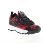 Fila Disruptor II Plaid 5XM00796-014 Womens Red Lifestyle Trainers Shoes