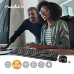 Mus och tangentbord | Trådlös | Mus- och tangentbordanslutning: USB | 800 / 1200 / 1600 dpi | Justerbar DPI | QWERTY | ND Layout
