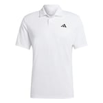 adidas HS3277 Men's Polo Shirt (Short Sleeve) Club Polo, White, XL
