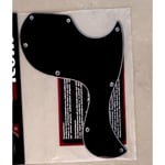 Black 3 ply  pickguard for Gibson® SG® Junior
