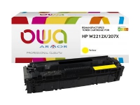 OWA - Hög kapacitet - gul - kompatibel - återanvänd - tonerkassett (alternativ för: HP 207X) - för HP Color LaserJet Pro M255dw, M255nw, MFP M282nw, MFP M283fdn, MFP M283fdw