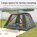 Automatic Instant Pop-up Tent Outdoor Camping Family Hiking Equipment 3-4 Man UK