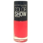 Maybelline Nail polish varnish Colour show 428 VIVID ROSE transparent gel based 