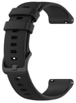 Tiera Polar Vantage M och M2 klockarmband Svart silikon