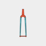 Gaffelskydd RideWrap Covered Frame Protection Kit Fork Road/Gravel