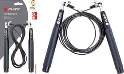 Pure2improve Speed Skipping Rope, Size 300 Cm | Black