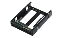 QNAP QDA-A2AR harddiskkabinett HDD/SSD-kabinett Sort 2.5"