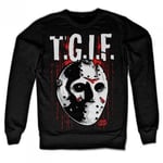 Hybris Friday The 13th - T.G.I.F. Sweatshirt (Heather-Grey,L)