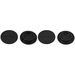 Le Creuset Set of 2 Silicone Mill Caps, Silicone, Black Onyx, 93010800140200 (Pack of 2)