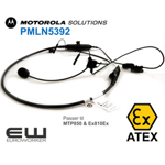 Motorola Neckband Headset Inline PTT til MTP850Ex (Atex)