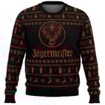 Jagermeister Ful Jultröja Herrar 3D Sweatshirt Toppar 2 2 2 XL