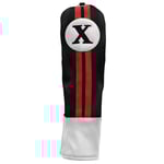 Sahara Retro Fairway Wood Headcover #3 Svart/Röd/Vit