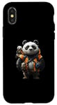 Coque pour iPhone X/XS Panda Daddy Adventurer Cool Panda Baby Fun